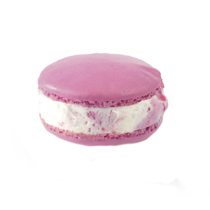 IJsmacaron roodfruit