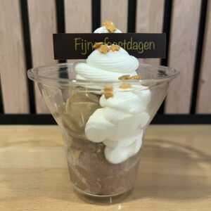 éénpersoons ijsdessert <br> Koffie mokka en chocola