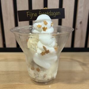 éénpersoons ijsdessert <br> Oreo en <br> karamel zeezout